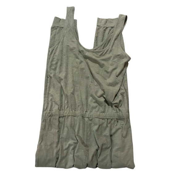 Pact Cool Stretch Lounge Jogger Jumpsuit 100% Organic Cotton Green Sz L - Picture 3 of 6